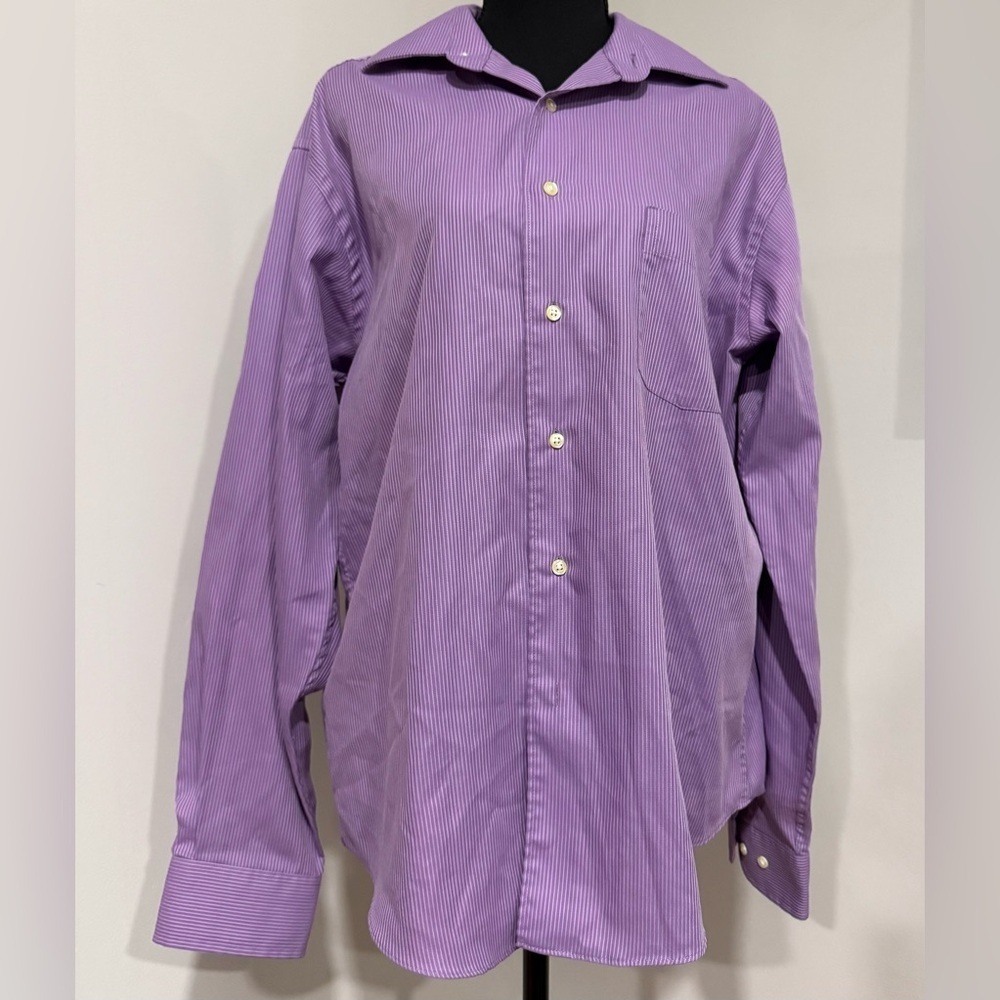 Dockers Purple Casual Button Down Shirt
